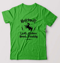 Load image into Gallery viewer, Hufflepuff Harry Potter T-Shirt for Men-S(38 Inches)-flag green-Ektarfa.online
