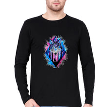 Load image into Gallery viewer, Wolf Full Sleeves T-Shirt for Men-Black-Ektarfa.online
