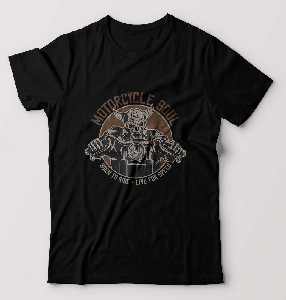 Motercycle Born To Ride T-Shirt for Men-Black-Ektarfa.online