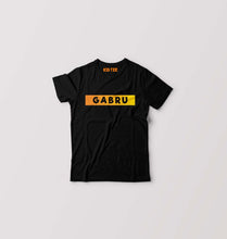 Load image into Gallery viewer, Gabru Kids T-Shirt for Boy/Girl-0-1 Year(20 Inches)-Black-Ektarfa.online
