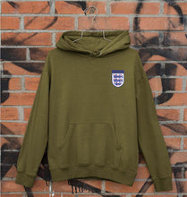 Load image into Gallery viewer, England Football Unisex Hoodie for Men/Women-S(40 Inches)-Olive Green-Ektarfa.online
