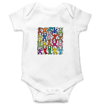 Load image into Gallery viewer, Keith Haring Funny Kids Romper For Baby Boy/Girl-0-5 Months(18 Inches)-White-Ektarfa.online
