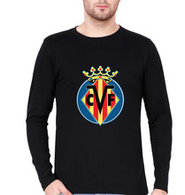 Load image into Gallery viewer, Villarreal Full Sleeves T-Shirt for Men-Black-Ektarfa.online
