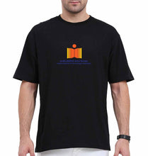 Load image into Gallery viewer, IIT Hyderabad Oversized T-Shirt for Men-Black-Ektarfa.online
