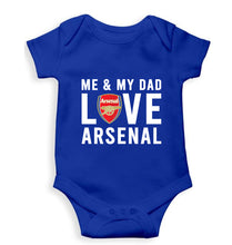 Load image into Gallery viewer, Love Arsenal Kids Romper For Baby Boy/Girl-0-5 Months(18 Inches)-Royal Blue-Ektarfa.online
