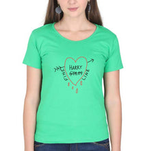 Load image into Gallery viewer, Harry Styles T-Shirt for Women-XS(32 Inches)-Flag Green-Ektarfa.online
