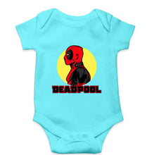 Load image into Gallery viewer, Deadpool Superhero Kids Romper For Baby Boy/Girl-0-5 Months(18 Inches)-Sky Blue-Ektarfa.online
