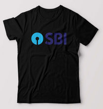 Load image into Gallery viewer, State Bank of India(SBI) T-Shirt for Men-S(38 Inches)-Black-Ektarfa.online

