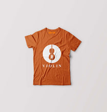 Load image into Gallery viewer, Violin Kids T-Shirt for Boy/Girl-Orange-Ektarfa.online
