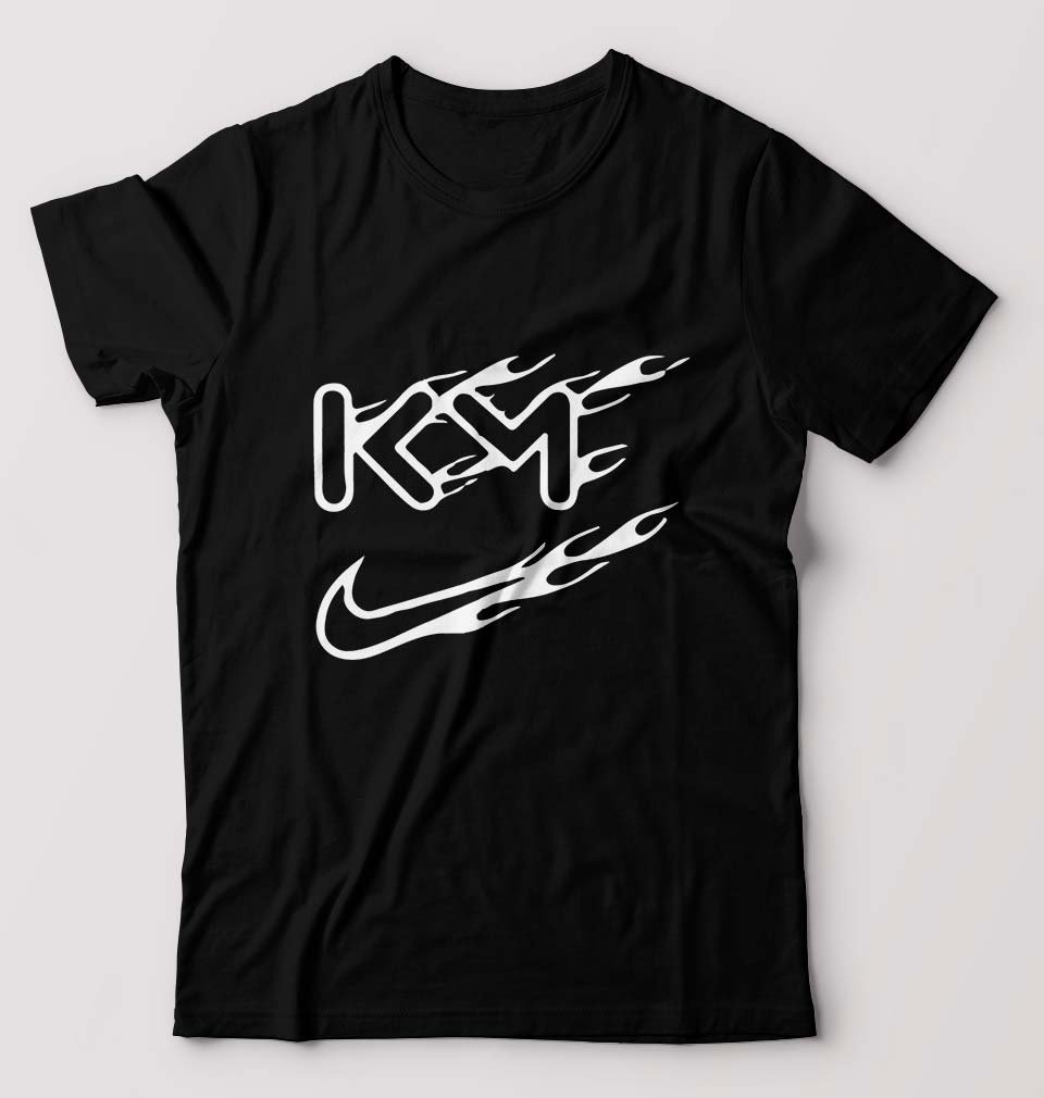 Kylian Mbappé T-Shirt for Men-Black-Ektarfa.online