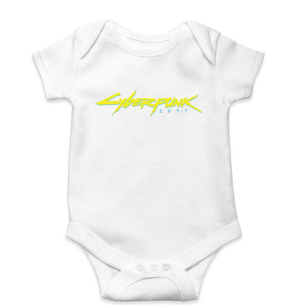 Cyberpunk Kids Romper For Baby Boy/Girl-0-5 Months(18 Inches)-White-Ektarfa.online