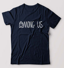 Load image into Gallery viewer, Among Us T-Shirt for Men-S(38 Inches)-Navy Blue-Ektarfa.online
