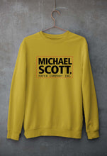 Load image into Gallery viewer, Michael Scott Unisex Sweatshirt for Men/Women-Mustard Yellow-Ektarfa.online
