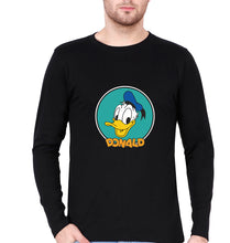 Load image into Gallery viewer, Donald Duck Full Sleeves T-Shirt for Men-Black-Ektarfa.online
