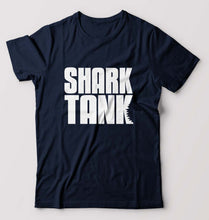 Load image into Gallery viewer, Shark Tank T-Shirt for Men-Navy Blue-Ektarfa.online
