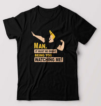 Load image into Gallery viewer, Johnny Bravo T-Shirt for Men-Black-Ektarfa.online

