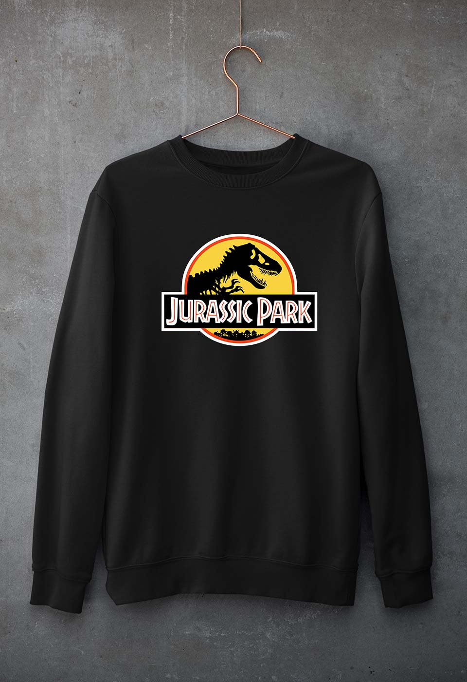 Jurassic Park Unisex Sweatshirt for Men/Women-Black-Ektarfa.online