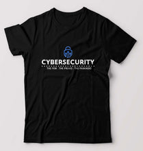 Load image into Gallery viewer, Cyber Security T-Shirt for Men-Black-Ektarfa.online

