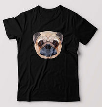 Load image into Gallery viewer, Pug Dog T-Shirt for Men-S(38 Inches)-Black-Ektarfa.online
