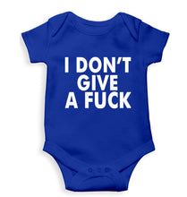 Load image into Gallery viewer, Fuck Kids Romper For Baby Boy/Girl-0-5 Months(18 Inches)-Royal Blue-Ektarfa.online
