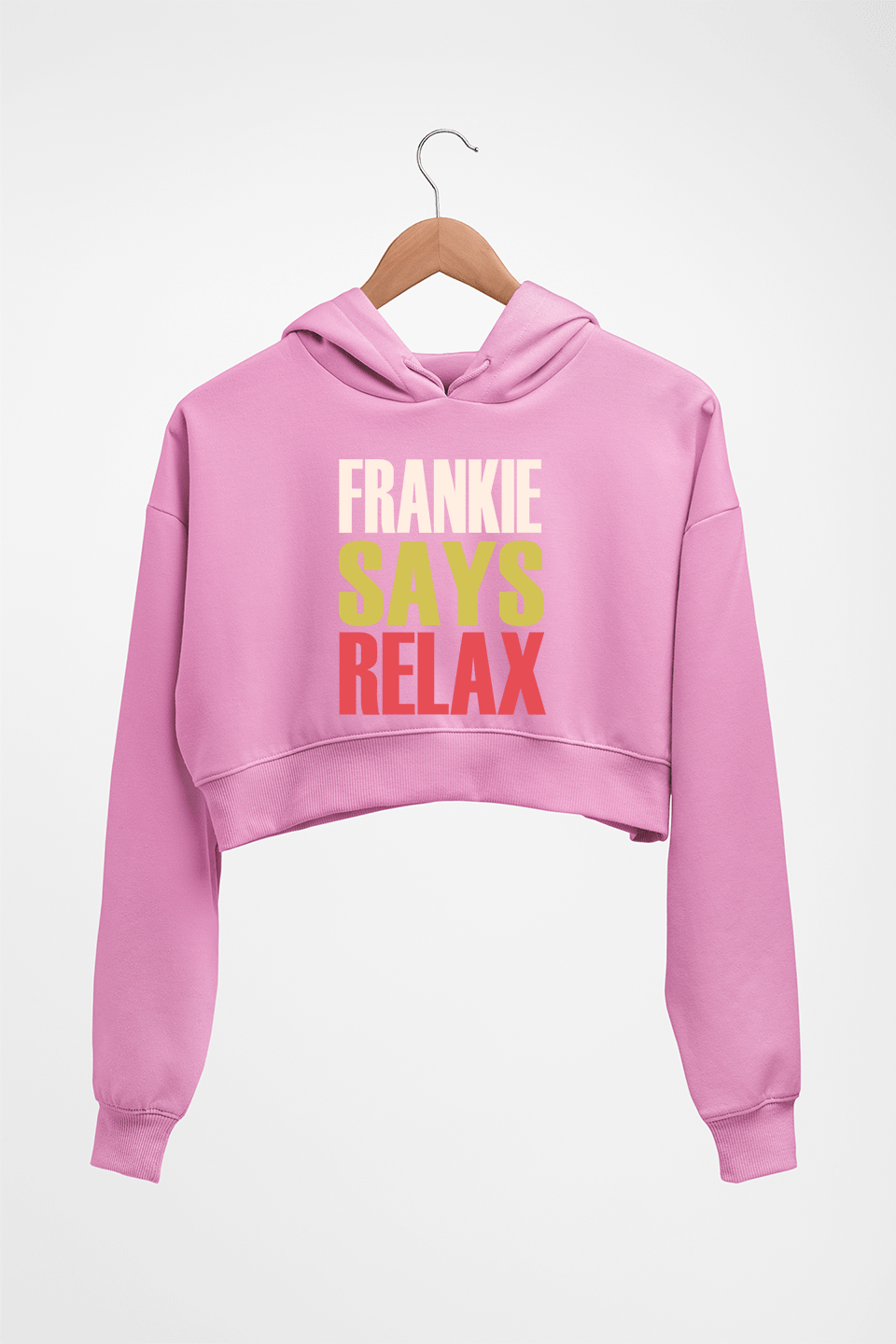 Frankie Says Relax Friends Crop HOODIE FOR WOMEN