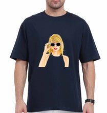 Load image into Gallery viewer, Taylor Swift Oversized T-Shirt for Men-Navy Blue-Ektarfa.online
