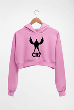 Load image into Gallery viewer, Cristiano Ronaldo CR7 Crop HOODIE FOR WOMEN-Light Baby Pink-Ektarfa.online

