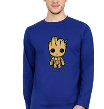 Load image into Gallery viewer, Groot Full Sleeves T-Shirt for Men-Royal Blue-Ektarfa.online
