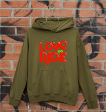 Load image into Gallery viewer, Love to Ride Unisex Hoodie for Men/Women-Olive Green-Ektarfa.online

