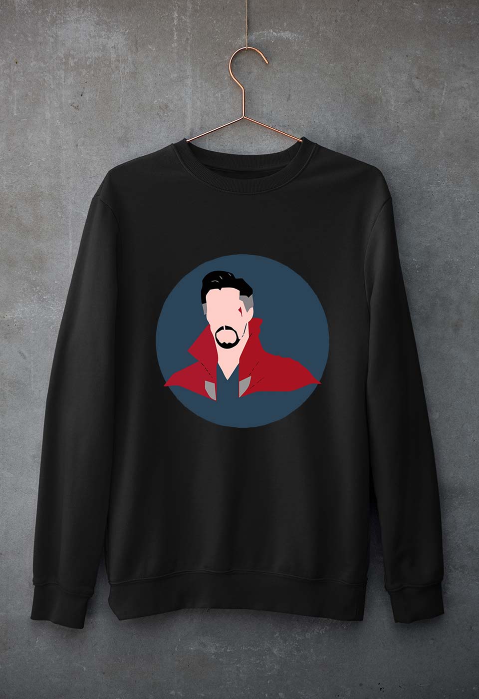Doctor Strange Superhero Unisex Sweatshirt for Men/Women-Black-Ektarfa.online