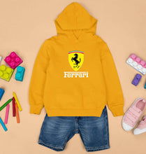 Load image into Gallery viewer, Ferrari Kids Hoodie for Boy/Girl-0-1 Year(22 Inches)-Mustard Yellow-Ektarfa.online
