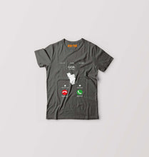 Load image into Gallery viewer, Goa Calling Kids T-Shirt for Boy/Girl-Charcoal-Ektarfa.online
