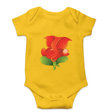 Load image into Gallery viewer, Ganpati JI(Ganesh) Kids Romper For Baby Boy/Girl-0-5 Months(18 Inches)-Yellow-Ektarfa.online
