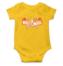 Load image into Gallery viewer, WWE Wrestle Mania Kids Romper Kids Romper For Baby Boy/Girl-0-5 Months(18 Inches)-Yellow-Ektarfa.online
