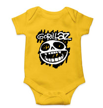 Load image into Gallery viewer, Gorillaz Kids Romper For Baby Boy/Girl-Yellow-Ektarfa.online
