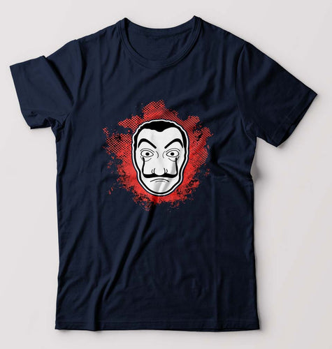 Salvador Dalí T-Shirt for Men-Navy Blue-Ektarfa.online