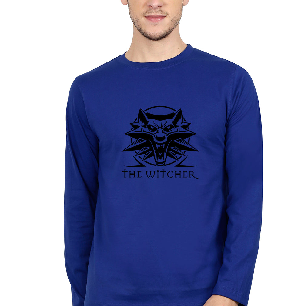 The Witcher Full Sleeves T-Shirt for Men-Royal Blue-Ektarfa.online