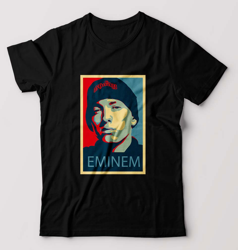 EMINEM T-Shirt for Men-S(38 Inches)-Black-Ektarfa.online