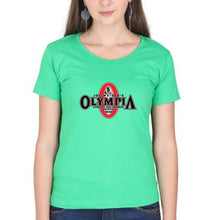 Load image into Gallery viewer, Olympia weekend T-Shirt for Women-XS(32 Inches)-Flag Green-Ektarfa.online
