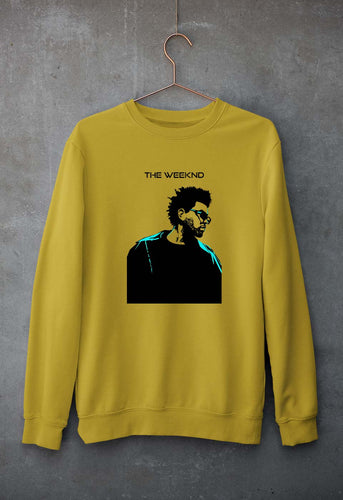 The Weeknd Unisex Sweatshirt for Men/Women-S(40 Inches)-Mustard Yellow-Ektarfa.online