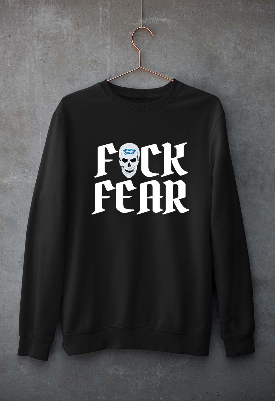 Stone Cold Steve Austin (WWE) Unisex Sweatshirt for Men/Women-Black-Ektarfa.online