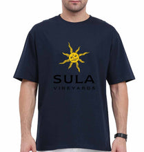 Load image into Gallery viewer, sula-vineyards Oversized T-Shirt for Men-Navy Blue-Ektarfa.online
