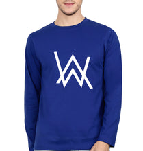 Load image into Gallery viewer, Alan Walker Full Sleeves T-Shirt for Men-Royal Blue-Ektarfa.online
