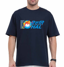 Load image into Gallery viewer, Hindustan Aeronautics Limited (HAL) Oversized T-Shirt for Men-Navy Blue-Ektarfa.online
