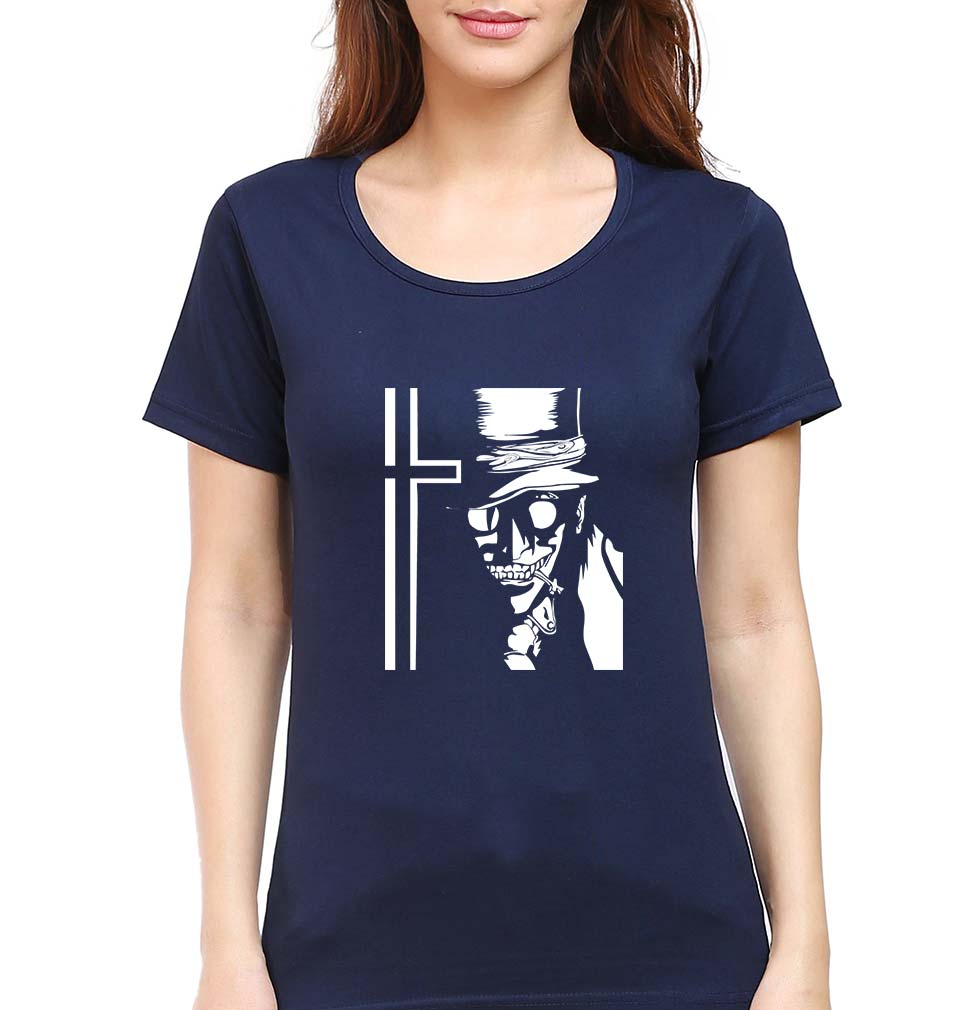 Alucard T-Shirt for Women-Navy Blue-Ektarfa.online