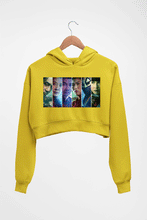 Load image into Gallery viewer, Shang-Chi Crop HOODIE FOR WOMEN-Mustard Yellow-Ektarfa.online
