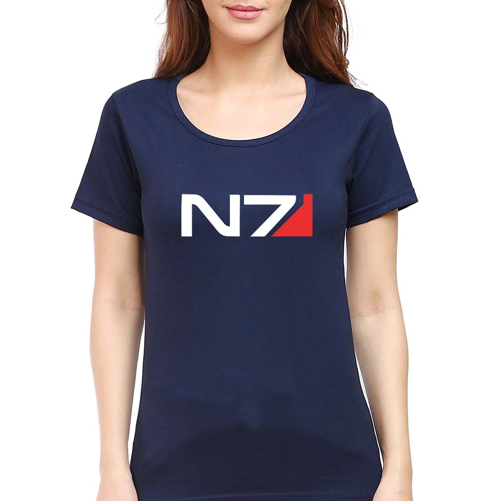 N7 T-Shirt for Women-Navy Blue-Ektarfa.online