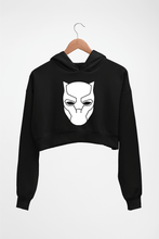 Load image into Gallery viewer, Black Panther Superhero Crop HOODIE FOR WOMEN
