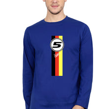 Load image into Gallery viewer, Sebastian Vettel F1 Full Sleeves T-Shirt for Men-Royal Blue-Ektarfa.online
