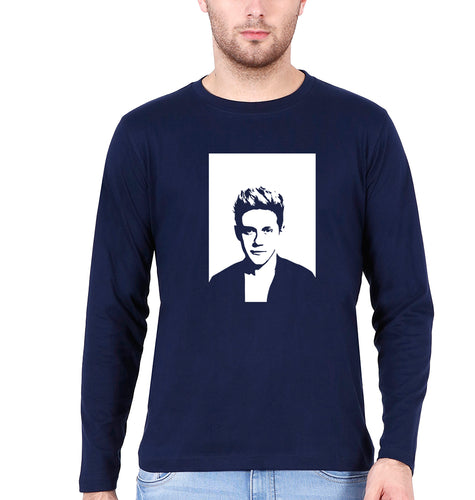Niall Horan Full Sleeves T-Shirt for Men-Navy Blue-Ektarfa.online